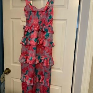 Pink and Green Floral  NEW w/tags